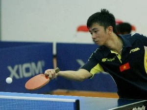 获得乒乓球男双金牌的越南运动员范青山